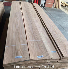 Crown cắt màu đỏ Oak Veneer Panel 0.5mm gỗ Veneer AA lớp cửa đồ nội thất