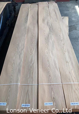 0.50mm White Oak Wood Veneer American Crown Cut Panel AAAGrade