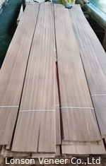 1MM đồ nội thất Sapele gỗ veneer Sapelli tấm cắt phẳng AA