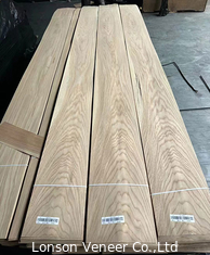 0.5mm Độ dày A lớp trắng gỗ sồi veneer cho đồ nội thất cửa