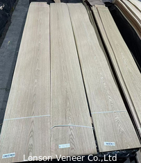 Mountain Grain Cut White Oak Wood Veneer 0.5mm Panel đồ nội thất hạng AA, Cửa