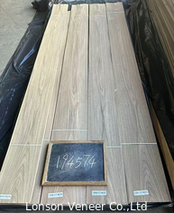 Crown cắt American Walnut Veneer tự nhiên AA lớp dày 0.42mm Màu sắc nhẹ