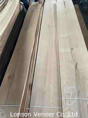 Độ ẩm 12% Gỗ sồi trắng gỗ Veneer Đồng bằng Lát Độ dày 2mm được thiết kế