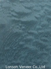 Đã nhuộm một lớp Sapele Pommele 7053 Màu xanh lam gỗ Veneer Sử dụng trang trí nội thất