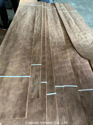 0,45mm Châu Phi Bubinga Pomelle Hạng A cho đồ nội thất trang trí nội thất