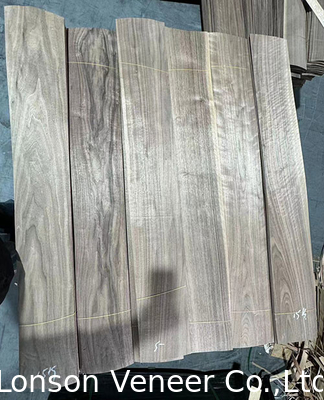 Slice Cut American Walnut Veneer Đường sàn lớp C tự nhiên dày 1,2mm