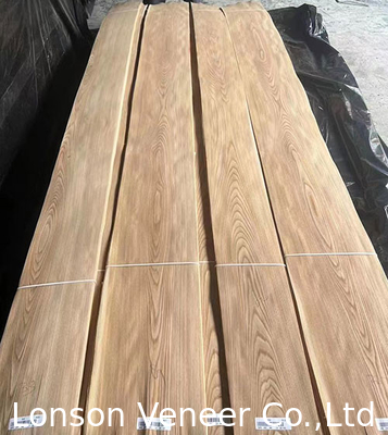 AA Grade Elm Wood Veneer Crown Cut Thickness 0.50MM Đối với thiết kế nội thất