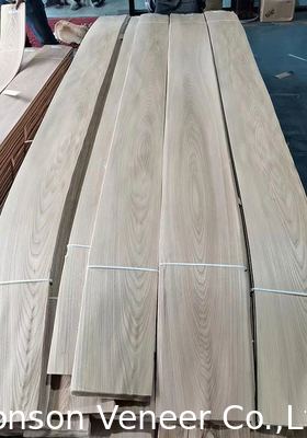 AAA Grade Elm Wood Veneer Crown Cut Thick 0.45MM veneer bảng điều khiển