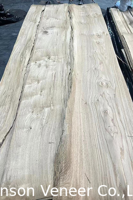 1.2mm Châu Âu White Oak Veneer Panel Knoty Grade Giá cả rất hợp lý