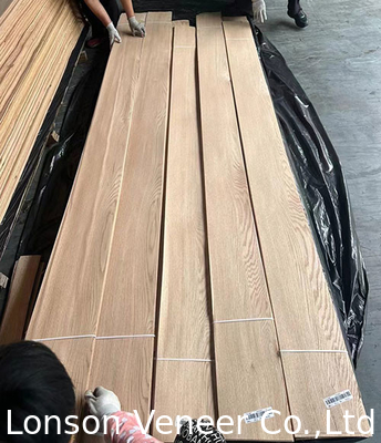 Half Crown Cut American Red Oak Veneer Panel Bàn nội thất cửa hạng AA