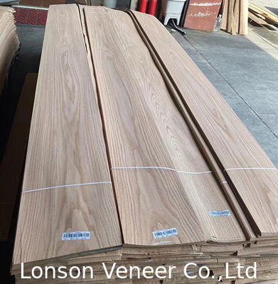 Crown cắt màu đỏ Oak Veneer Panel 0.5mm gỗ Veneer AA lớp cửa đồ nội thất