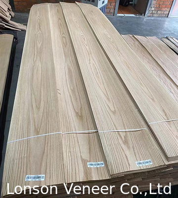 Crown cắt màu đỏ Oak Veneer Panel 0.5mm gỗ Veneer AA lớp cửa đồ nội thất