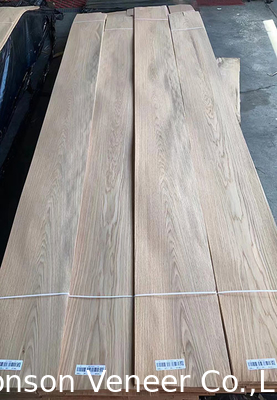 0.50mm White Oak Wood Veneer American Crown Cut Panel AAAGrade