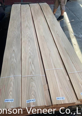 0.50mm White Oak Wood Veneer American Crown Cut Panel AAAGrade