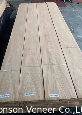 0.50mm White Oak Wood Veneer American Crown Cut Panel AAAGrade