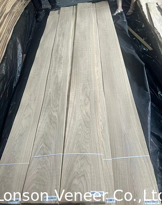 Độ dày 1,2mm Châu Âu White Oak Veneer Panel A lớp đồ nội thất cửa