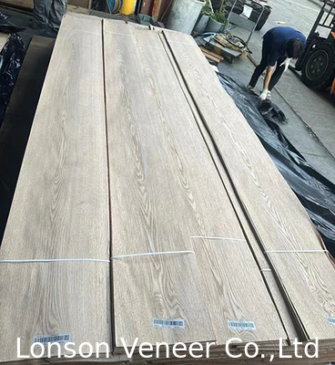 Đá Oak Đỏ Veneer gỗ 0.45mm Độ dày Crown Cut bảng xếp hạng AAA
