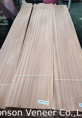 1MM sapele gỗ veneer Sapelli tấm cắt phẳng AA lớp đồ nội thất cửa