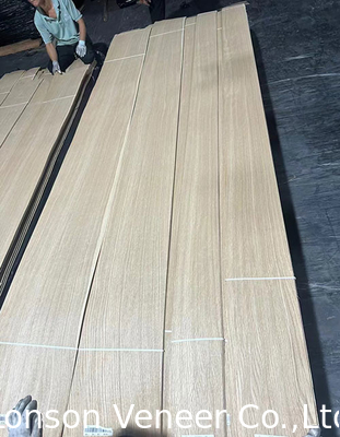 Lonson White Oak Wood Veneer Crown Cut Panel Grade A Độ dày 2mm
