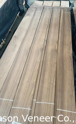 Slice Cut American Walnut Veneer Đường sàn dày 2mm