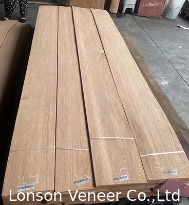 Quarter Cut Red Oak Veneer Thickness 0.45mm Wood Veneer panel AAA