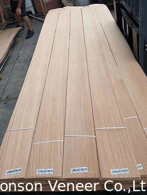 Quarter Cut Red Oak Veneer Panel AAA Độ dày đồ nội thất 0,5mm