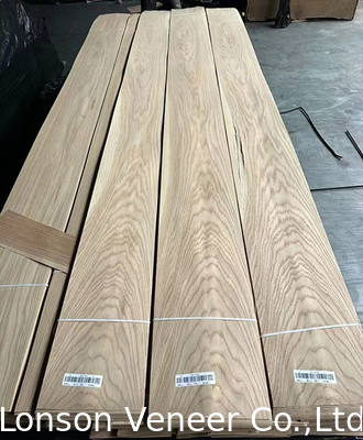 0.5mm Độ dày A lớp trắng gỗ sồi veneer cho đồ nội thất cửa
