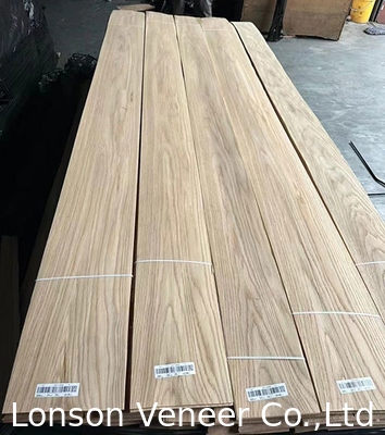 0.5mm Độ dày A lớp trắng gỗ sồi veneer cho đồ nội thất cửa