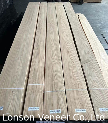 0.5mm Độ dày A lớp trắng gỗ sồi veneer cho đồ nội thất cửa