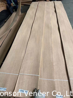 Một phần tư thẳng Red Oak tấm veneer tự nhiên độ dày 0,5mm AAAGrade